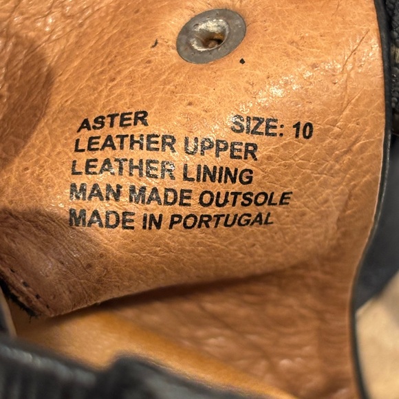 Miz Mooz Black Leather Crisscross Strap Sandals Made in Portugal - Picture 7 of 8